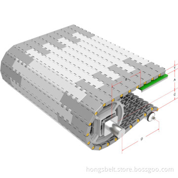 Food Grade Modular Conveyor Belt (HS-2500A)